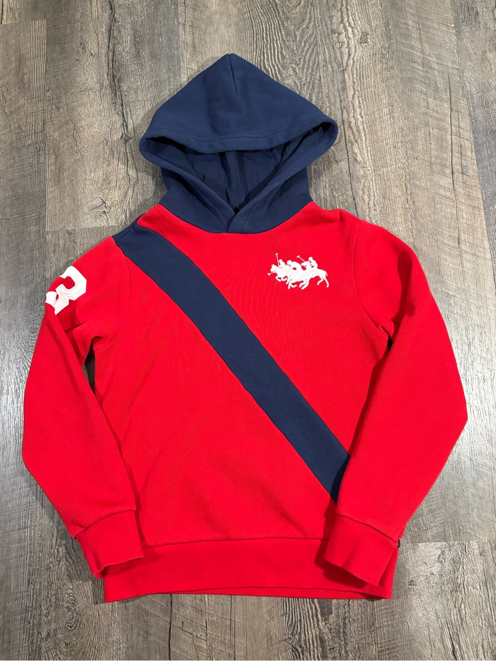POLO Ralph Lauren Boys' Triple-Pony Fleece Hoodie